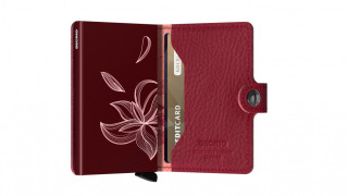 Miniwallet Secrid Stitch Magnolia Roso č.4