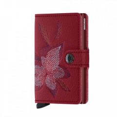 Miniwallet Secrid Stitch Magnolia Roso č.1