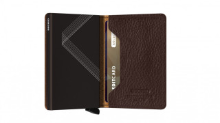 Slimwallet Secrid Stitch Linea Espresso č.3