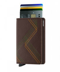 Slimwallet Secrid Stitch Linea Espresso č.2