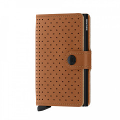 Miniwallet Secrid Perforated MPf-Cognac č.1