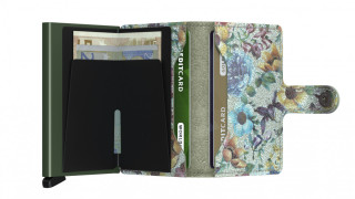 Miniwallet Secrid Crisple MC-Pistachio Floral č.5