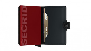 Miniwallet Secrid Matte Black & Red č.4