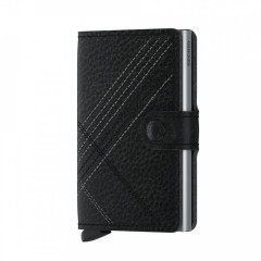 Miniwallet Secrid Stitch Linea Black č.1