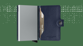 Miniwallet Secrid Vegetable Tanned Navy-Silver č.4