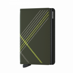 Slimwallet Secrid Stitched Lime č.1