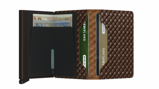 Slimwallet Secrid Basket Brown č.4