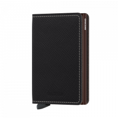 Slimwallet Secrid Saffiano Brown č.1