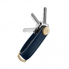 Kožená klíčenka Orbitkey 2.0 Saffiano Oxford Navy č.1