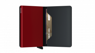 Slimwallet Secrid Matte Black & Red č.4