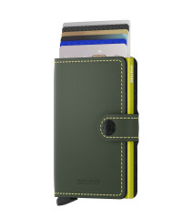 Miniwallet Secrid Matte Green & Lime č.2