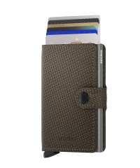 Miniwallet Secrid Carbon Khaki č.2