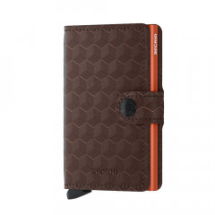 Miniwallet Secrid Optical Brown-Orange č.1