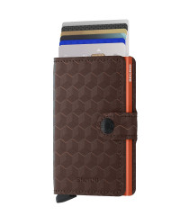 Miniwallet Secrid Optical Brown-Orange č.2