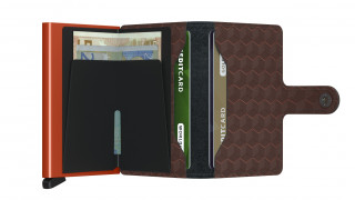 Miniwallet Secrid Optical Brown-Orange č.5