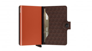 Miniwallet Secrid Optical Brown-Orange č.4