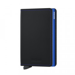 Slimwallet Secrid Matte Black & Blue č.1