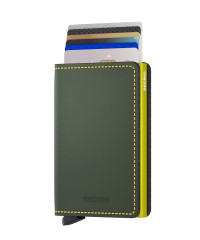 Slimwallet Secrid Matte Green & Lime č.2