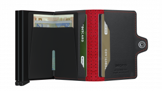 Twinwallet Secrid Perforated Black-Red č.5