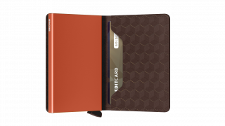 Slimwallet Secrid Optical Brown-Orange č.4