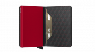 Slimwallet Secrid Optical Black-Red č.4