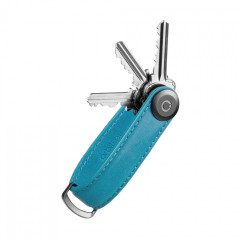 Kožená klíčenka Orbitkey 2.0 Crazy Horse Teal č.1