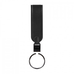 Kožená klíčenka Orbitkey Loop Keychain Black č.3