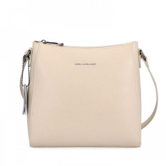 Kožená crossbody kabelka N.Bolger NB 0097 BE béžov č.1