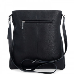 Kožená crossbody kabelka N. Bolger NB 3005 C černá č.4