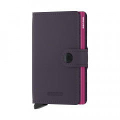 Miniwallet Secrid Matte Dark Purple-Fuchsia č.1