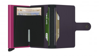 Miniwallet Secrid Matte Dark Purple-Fuchsia č.5