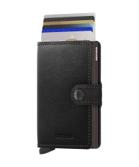 Miniwallet Secrid Original Black & Brown č.2