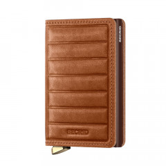 Premium Slimwallet Secrid Emboss Lines Cognac č.1