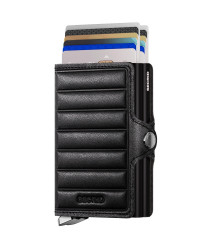 Premium Twinwallet Secrid Emboss Lines Black č.2