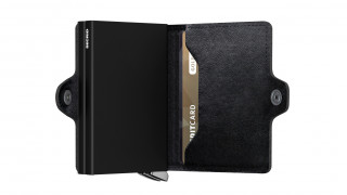 Premium Twinwallet Secrid Emboss Lines Black č.4