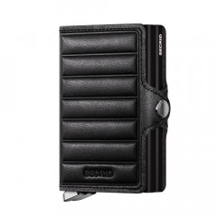 Premium Twinwallet Secrid Emboss Lines Black č.1