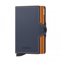 Twinwallet Secrid Matte Night Blue & Orange č.1