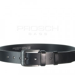 Kožený pásek PROSCH BAGS jeans 02/PR01-120 černý č.1