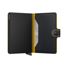 Miniwallet Secrid Matte Black/Ochre č.4