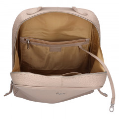 Dámský kožený batůžek Lagen 1035 Beige-Fossil č.5