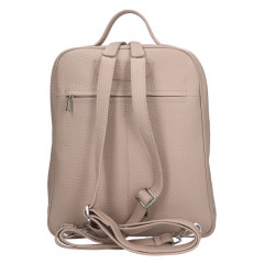 Dámský kožený batůžek Lagen 1035 Beige-Fossil č.4