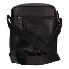 Pánská crossbody kožená taška Lagen 290602 černá č.3