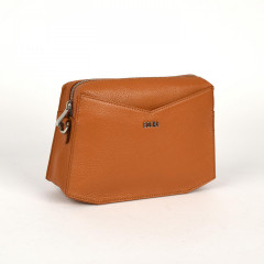 Crossbody kabelka SOCHA Genuine mini Cognac č.3