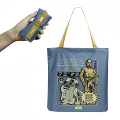 Orbitkey Foldable Tote Bag - Star Wars C- 3PO & R2 č.1