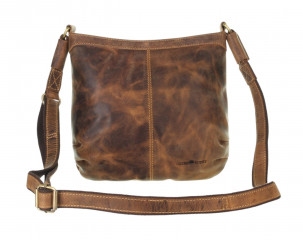 Kožená crossbody kabelka Greenburry 1655A-25 hnědá č.5