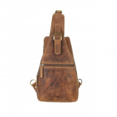 Kožený Body-Crossover Bag Greenburry 1558-25 hnědý č.1